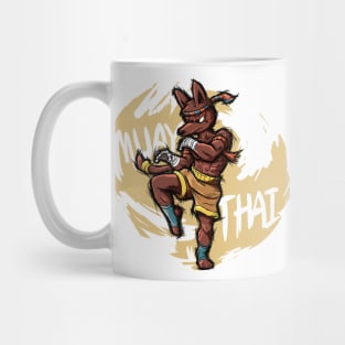 Muay Thai Stances or Muay Thai Boxing Pose Mug